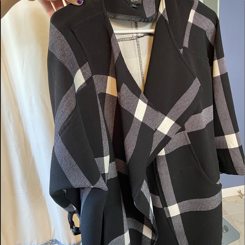 Black and white chic cardigan